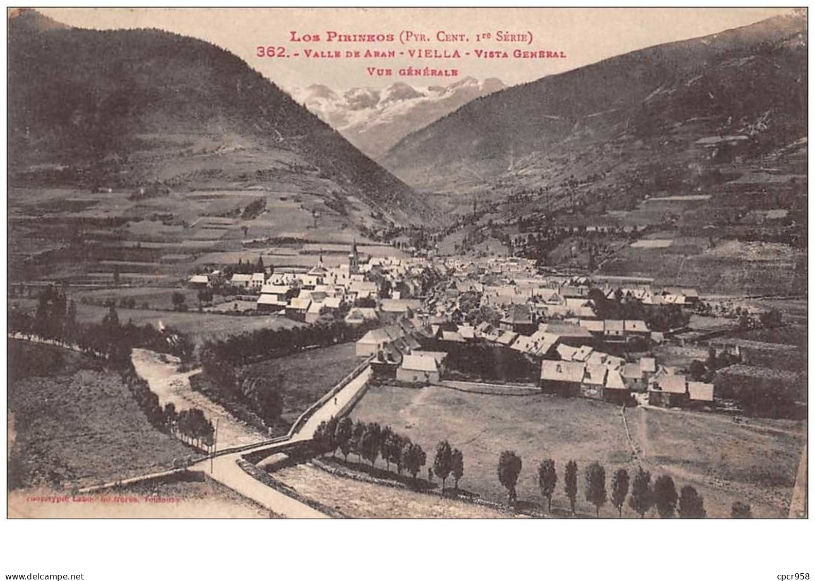 Espagne. N°49441 . Los Pirineos.viella - Lérida