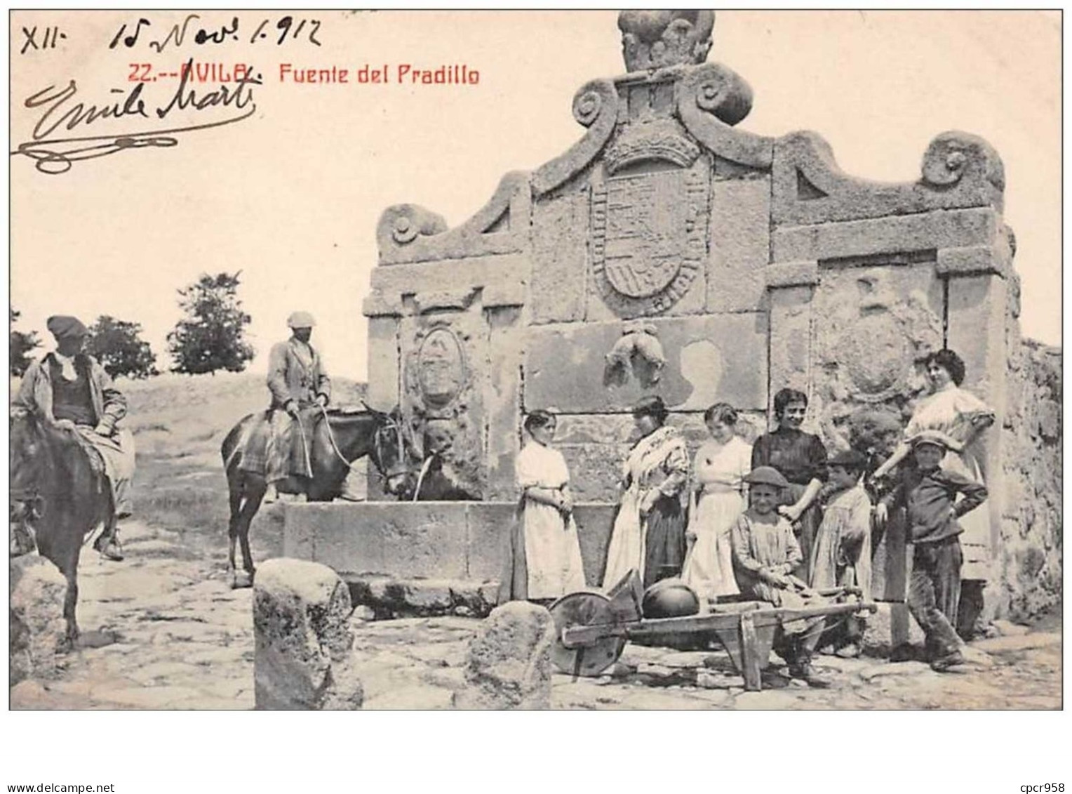 Espagne. N°47501 . Avila . Fuente Del Pradilla .lavoir - Ávila