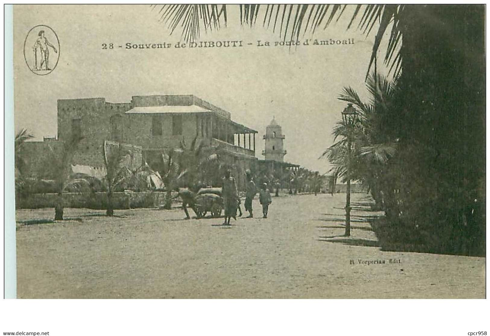 Djibouti. N°37322.la Route D Amboali - Djibouti