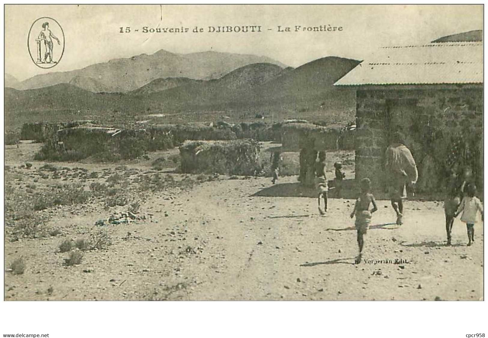 Djibouti. N°37320.la Frontiere - Djibouti