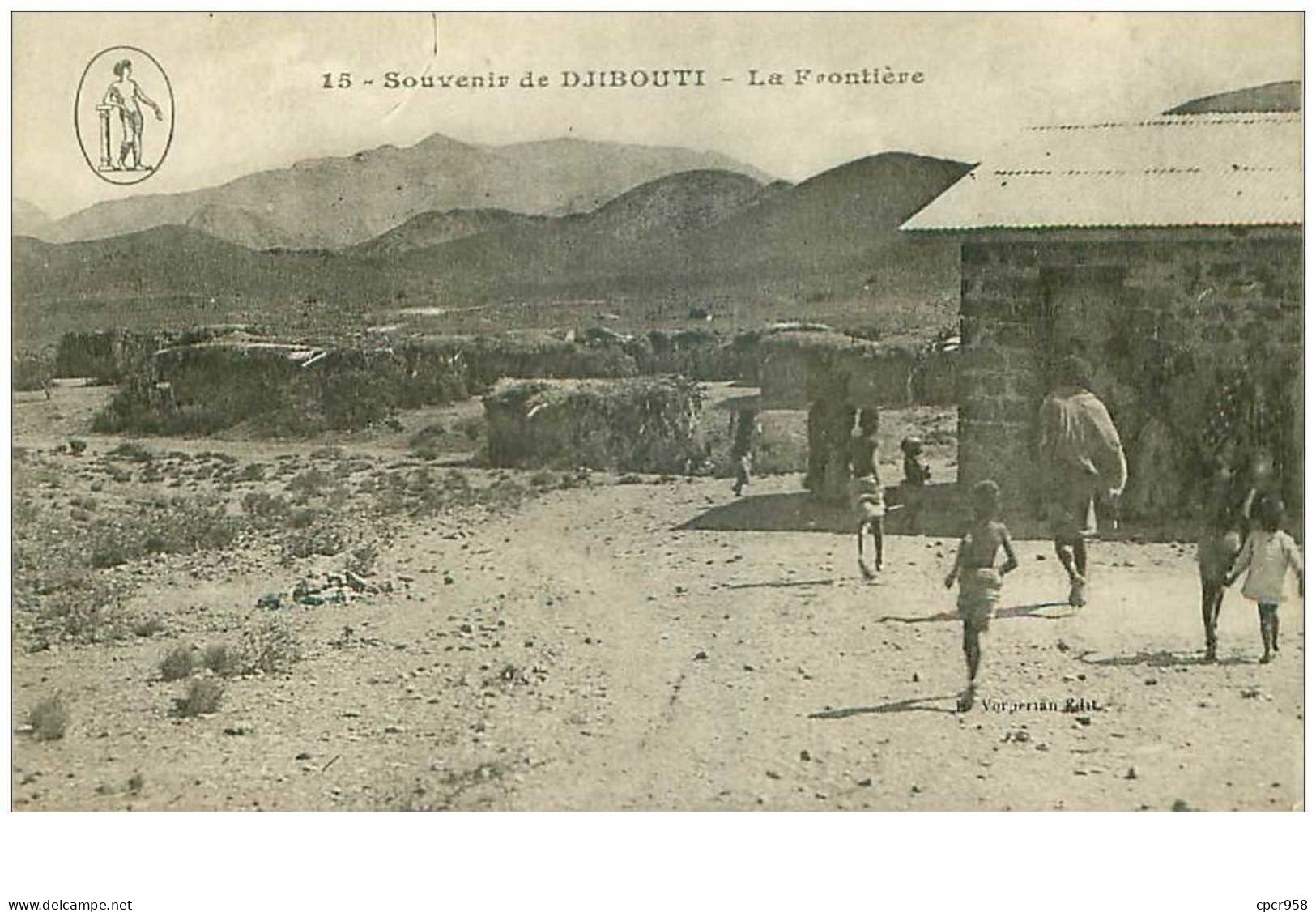 Djibouti. N°37320.la Frontiere - Dschibuti