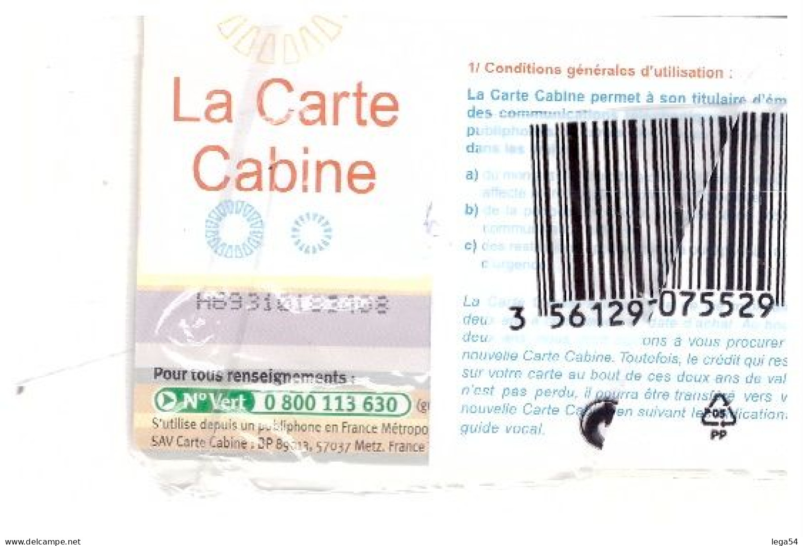 Carte Cabine CCFT1 NSB - Non Classificati