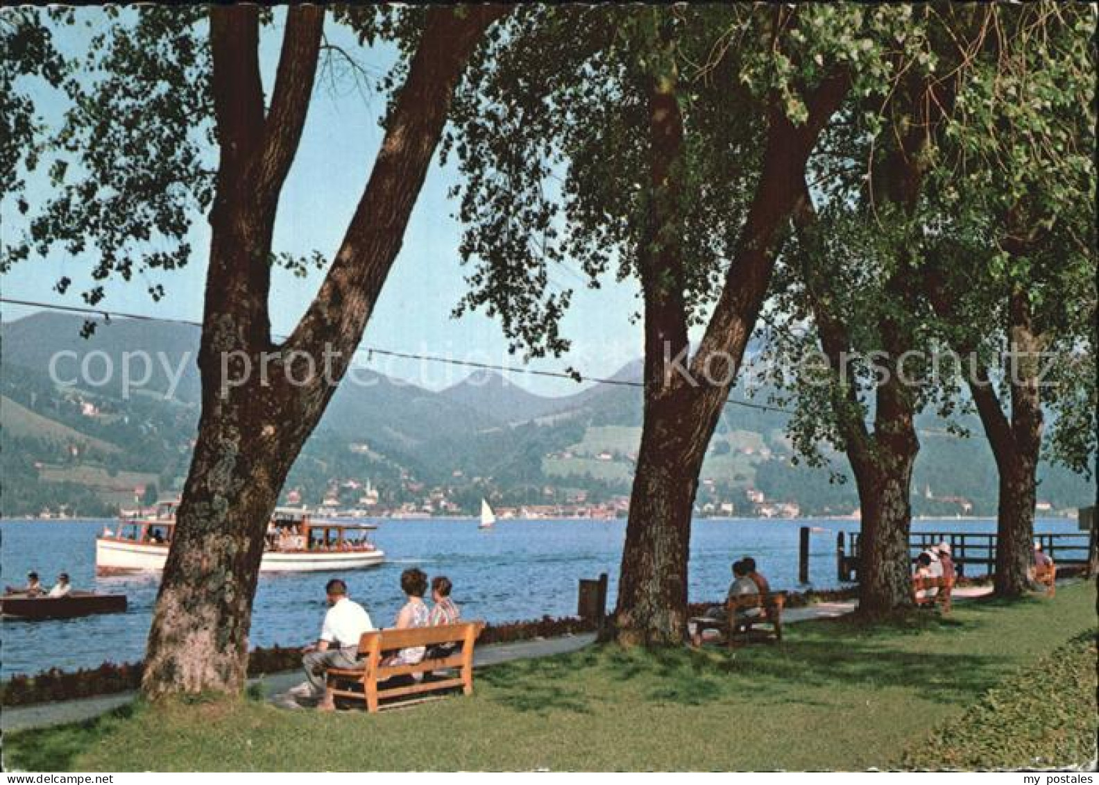 72510941 Bad Wiessee Seepromenade Mit Tegernsee Und Kreuzberg Bad Wiessee - Bad Wiessee