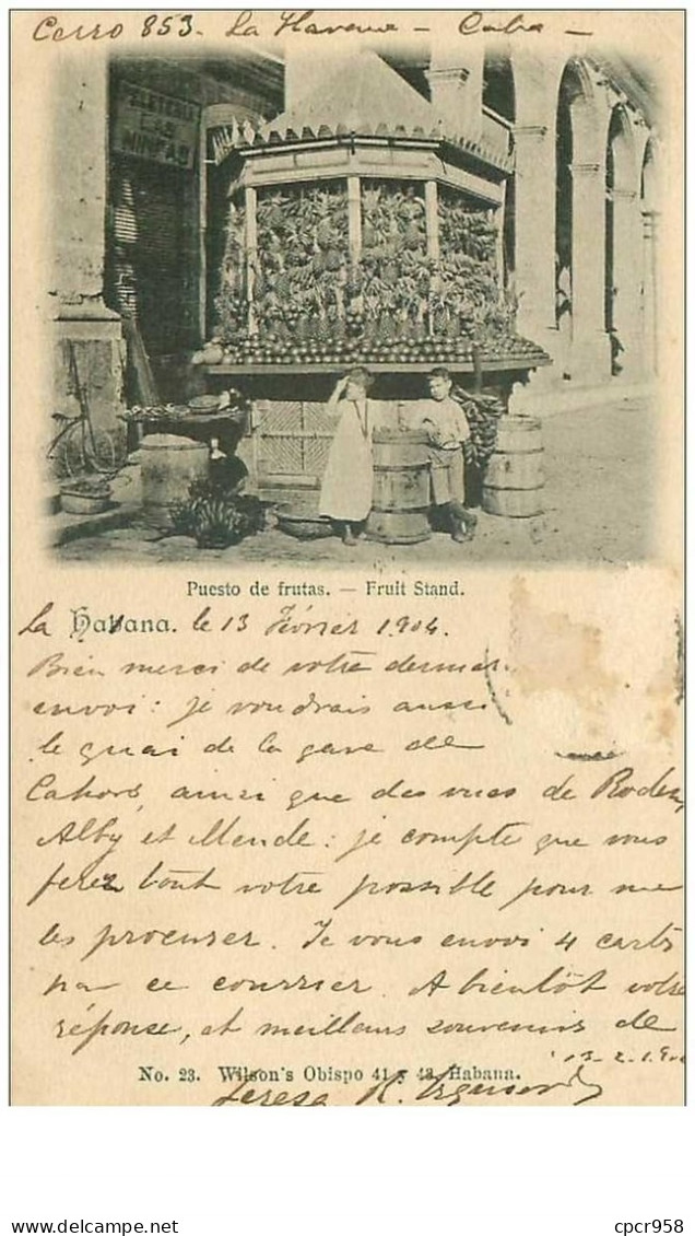 Cuba .n°40228 . Habana . Puesto De Frutas - Kuba