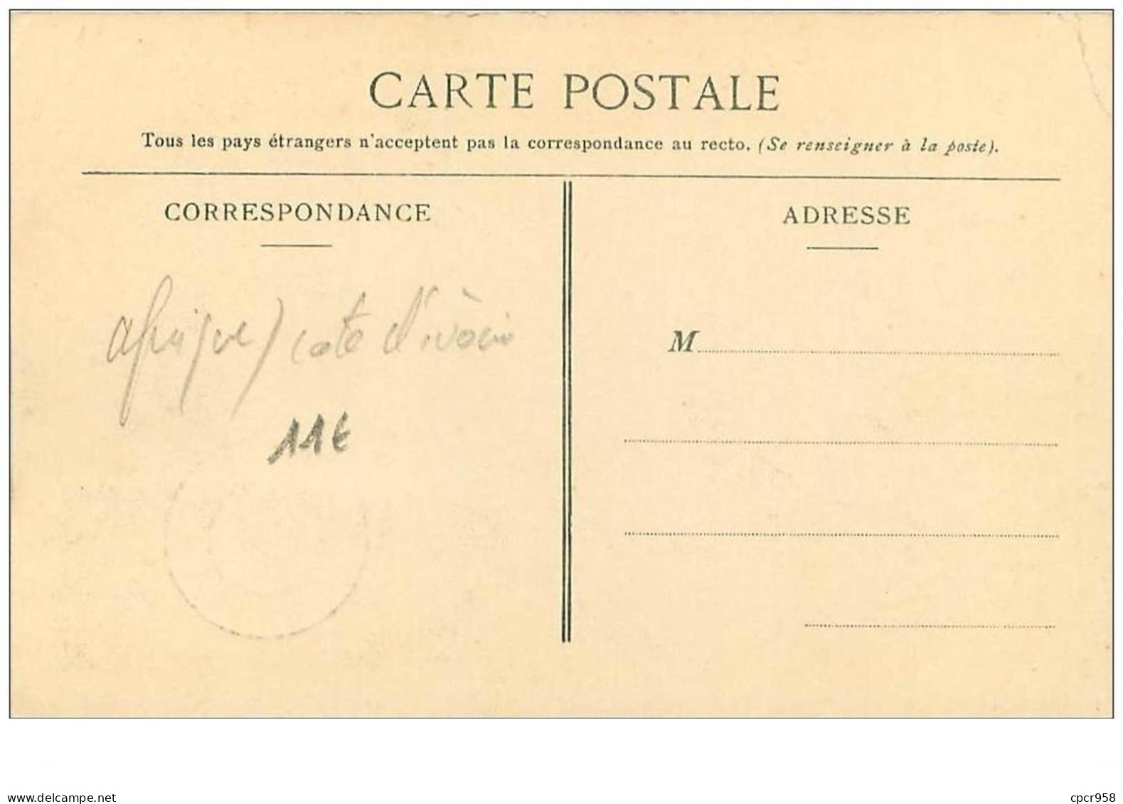 COTE D'IVOIRE.n°31148.GRAND BASSAM.INONDATION DU VILLAGE INDIGENE.MAI 1905 - Côte-d'Ivoire