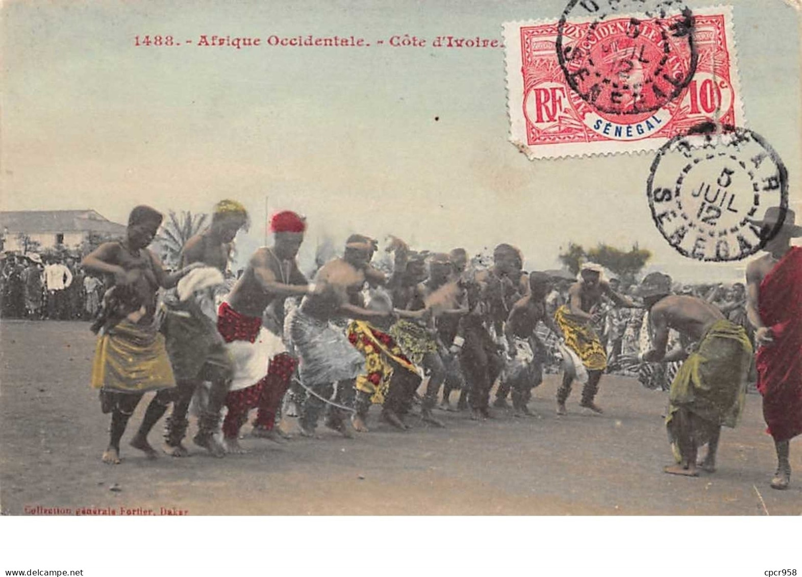 Cote D Ivoire. N°51206 . Danse. Belle Affranchissement . - Ivory Coast