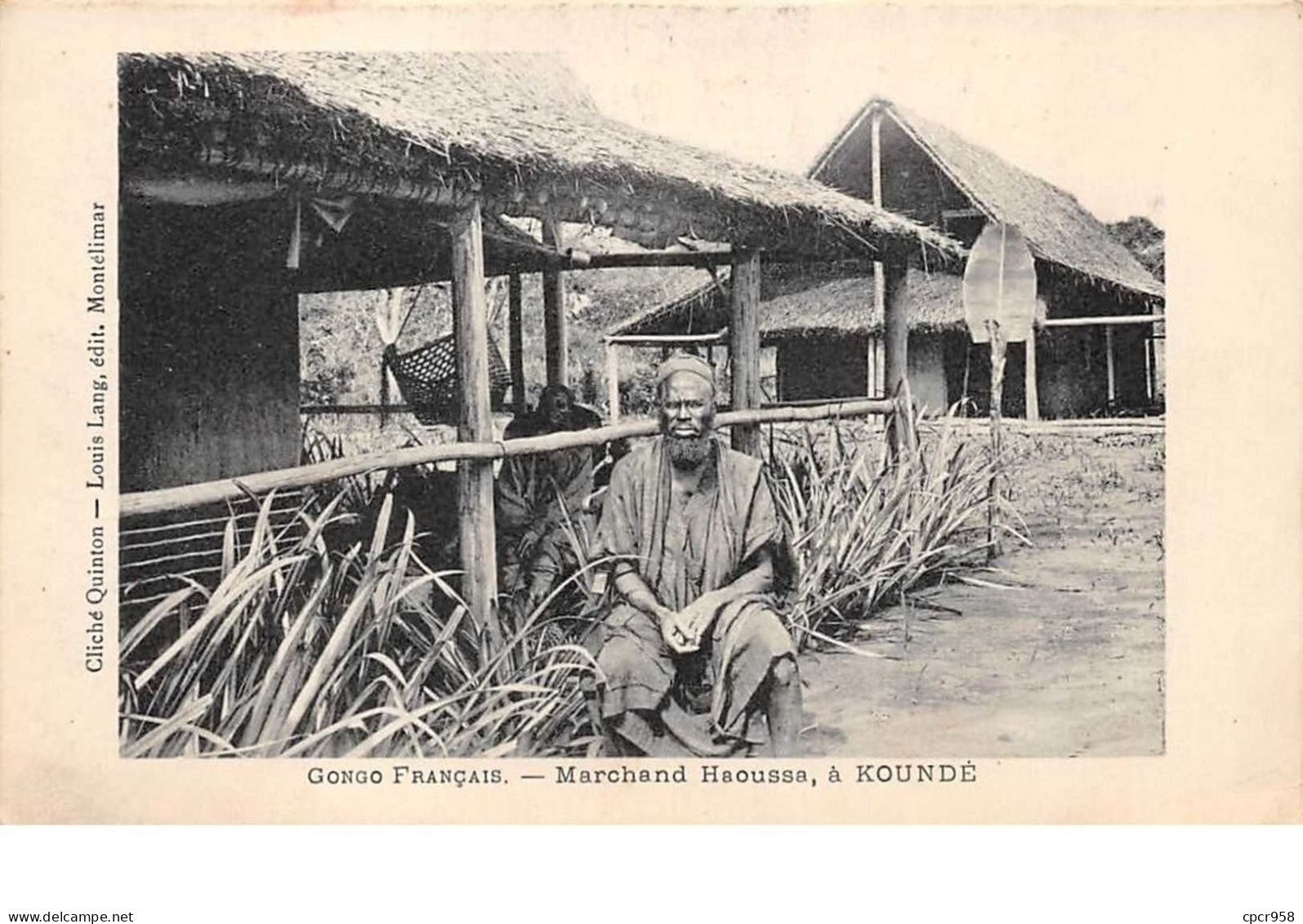 Congo Français . N°51155 . Marchand Haoussa . A Koundé - Brazzaville