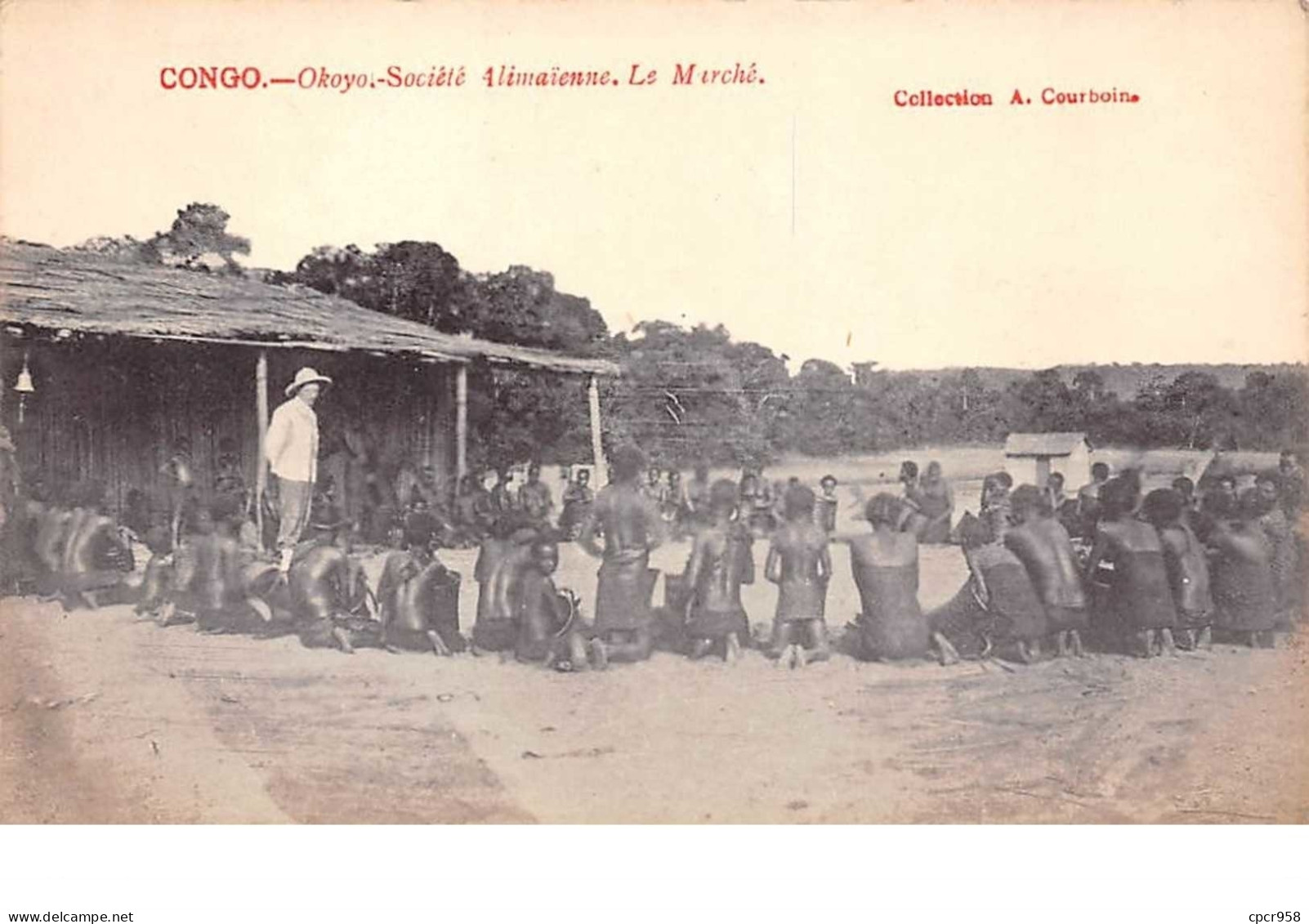 Congo Français . N°51138 . Okoyo Alima .le Marché. Photo Courboin - Brazzaville