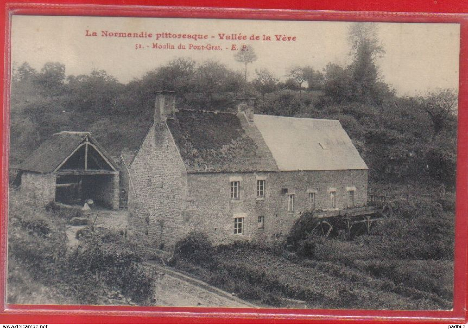 Carte Postale 61. Sainte Honorine La Chardonne Pont-Grat  Le Moulin  Très Beau Plan - Other & Unclassified