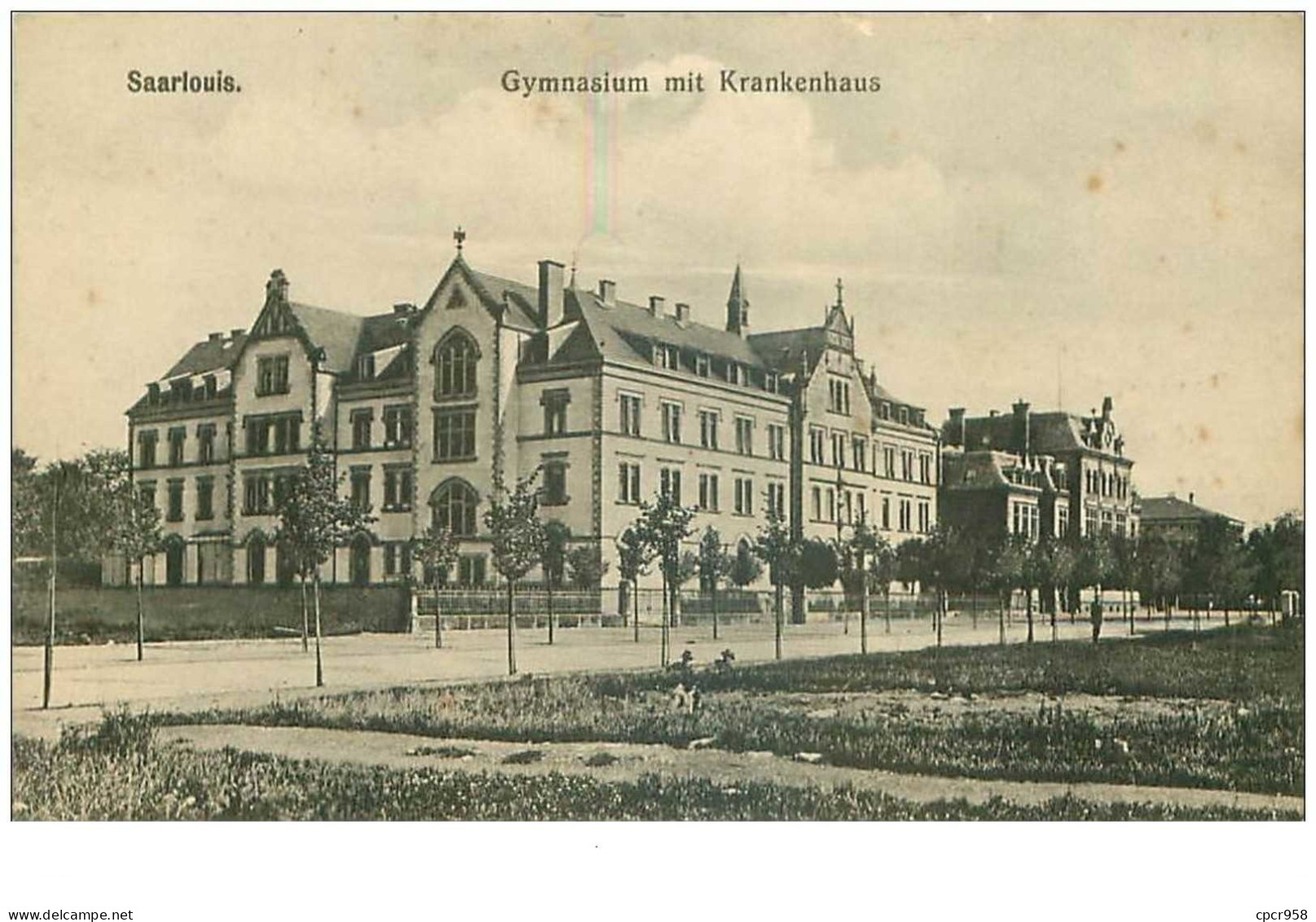 Allemagne .n°39529 . Saarlouis.gymnasium Mit Krankenhaus - Kreis Saarlouis