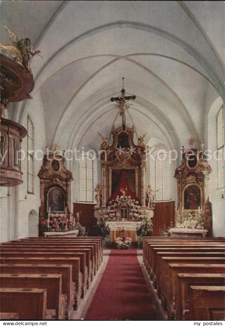 72510919 Ramsau Berchtesgaden Pfarrkirche Innen Ramsau - Berchtesgaden