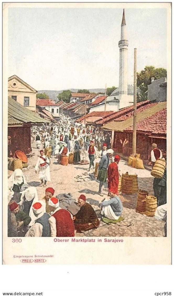 Bosnie . N°49408 . Oberer Marktplatz In Sarajevo - Bosnie-Herzegovine