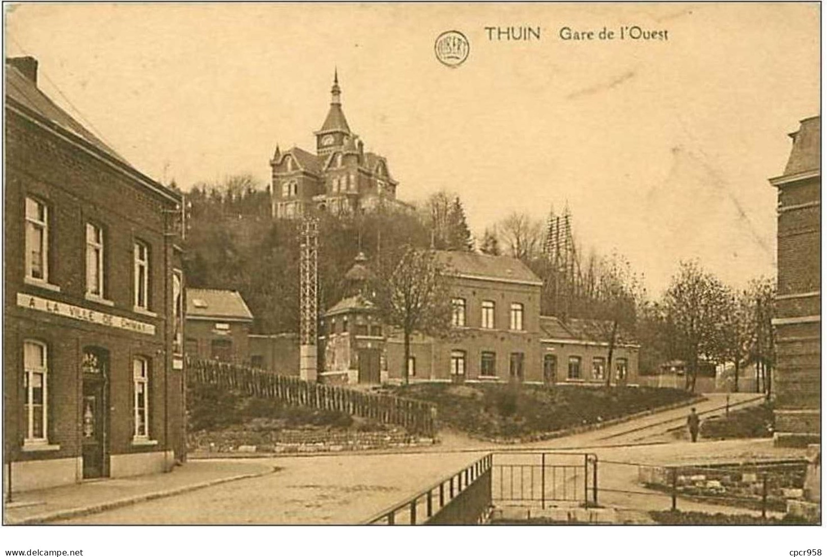 BELGIQUE.THUIN.GARE DE L&amp;acute OUEST.PLIE - Thuin