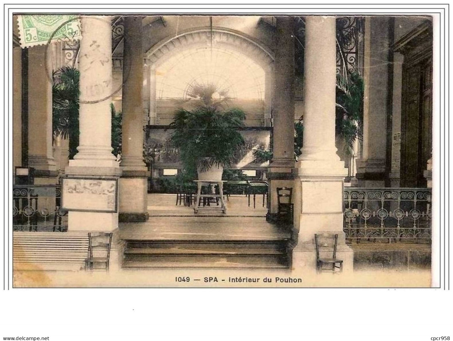 BELGIQUE.SPA.INTERIEUR DU POUHON. - Spa