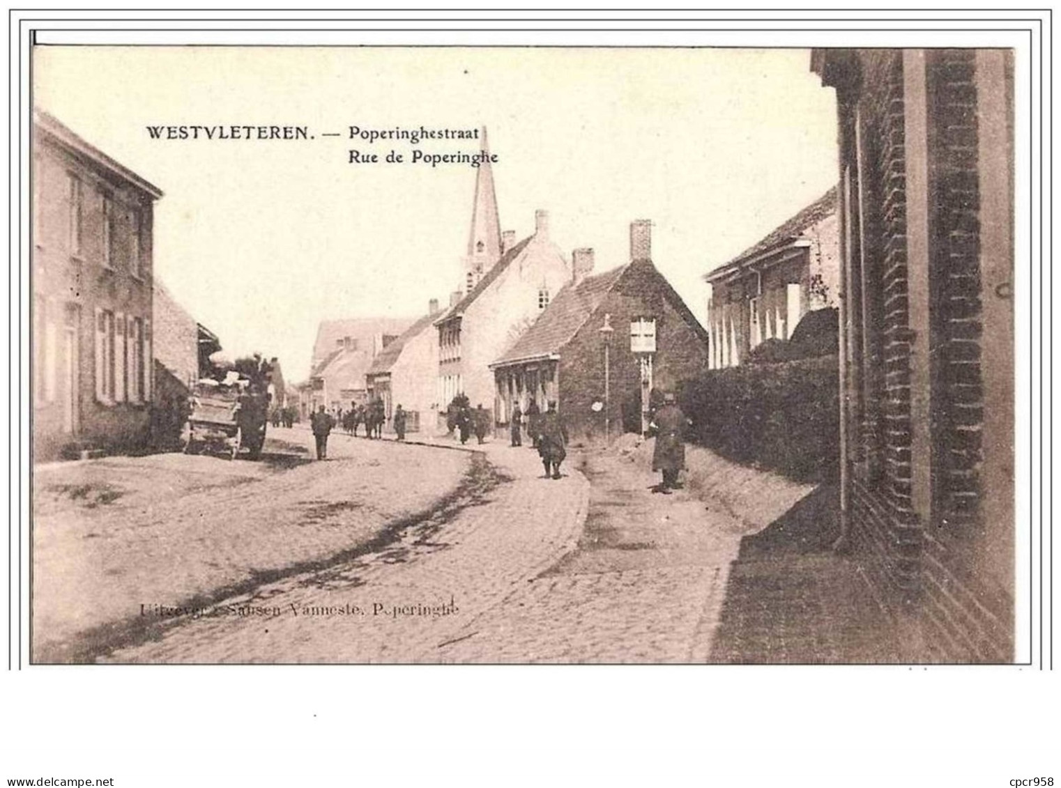 BELGIQUE.KORTRIJK.WESTVLE  TEREN.RUE DE POPERINGHE.POPERINGHESTRA  AT. - Kortrijk