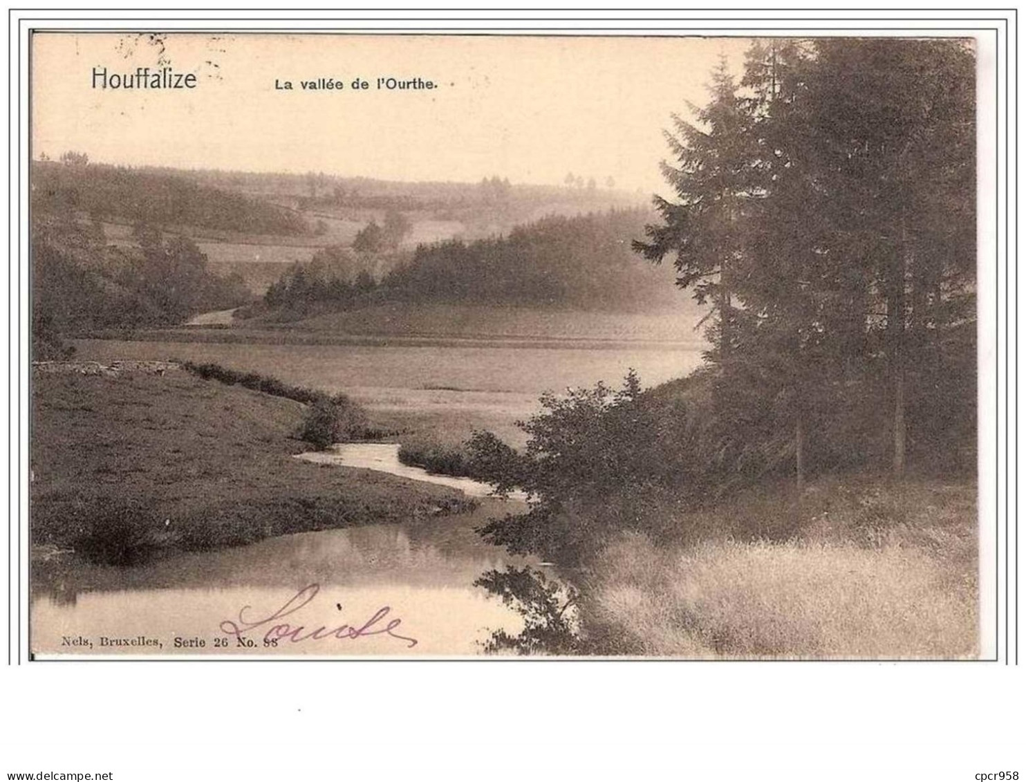 BELGIQUE.HOUFFALIZE.LA VALLEE DE L OURTHE - Houffalize