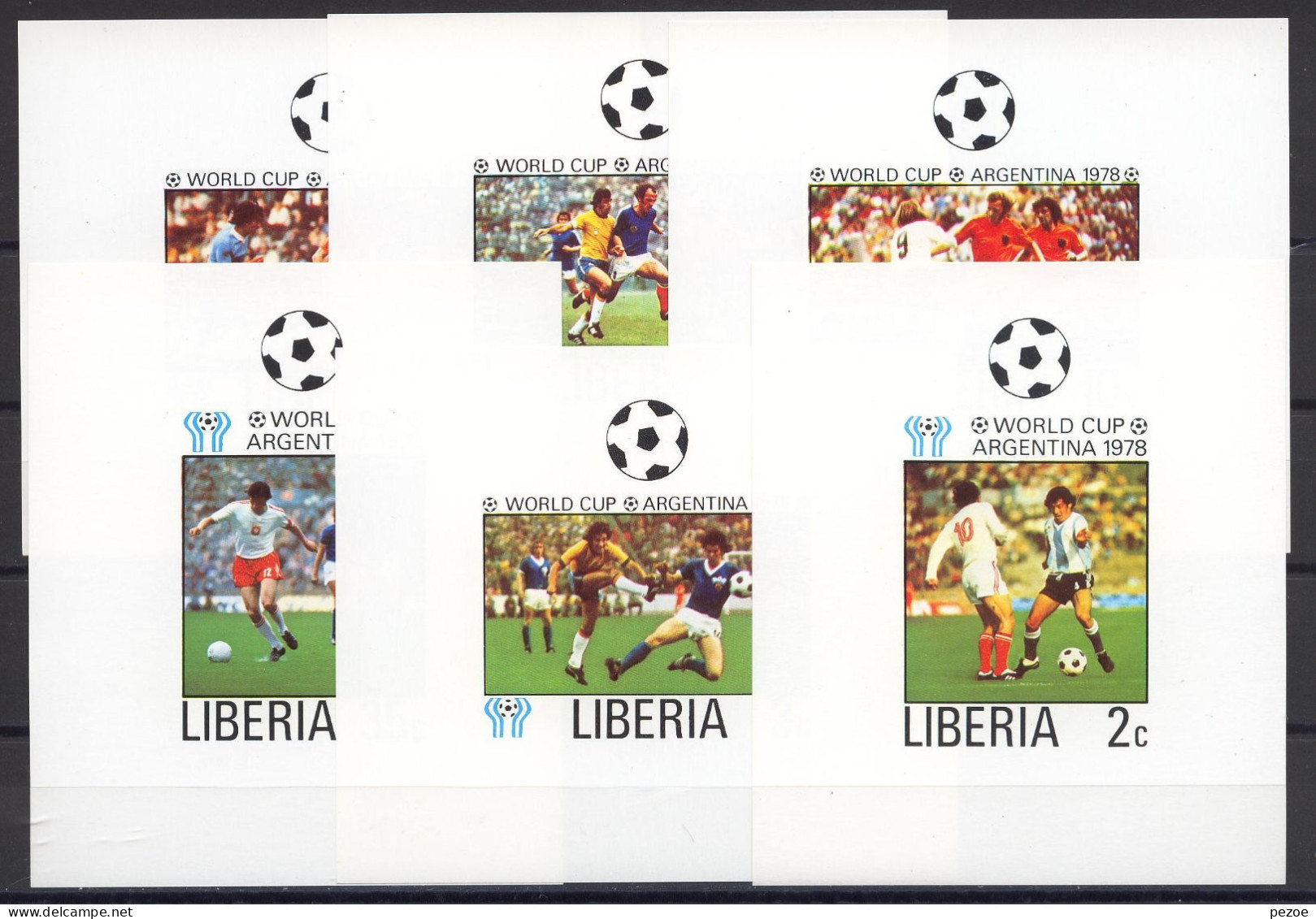 Football / Soccer / Fussball - WM 1978:  Liberia  6 SoBl ** - 1978 – Argentine