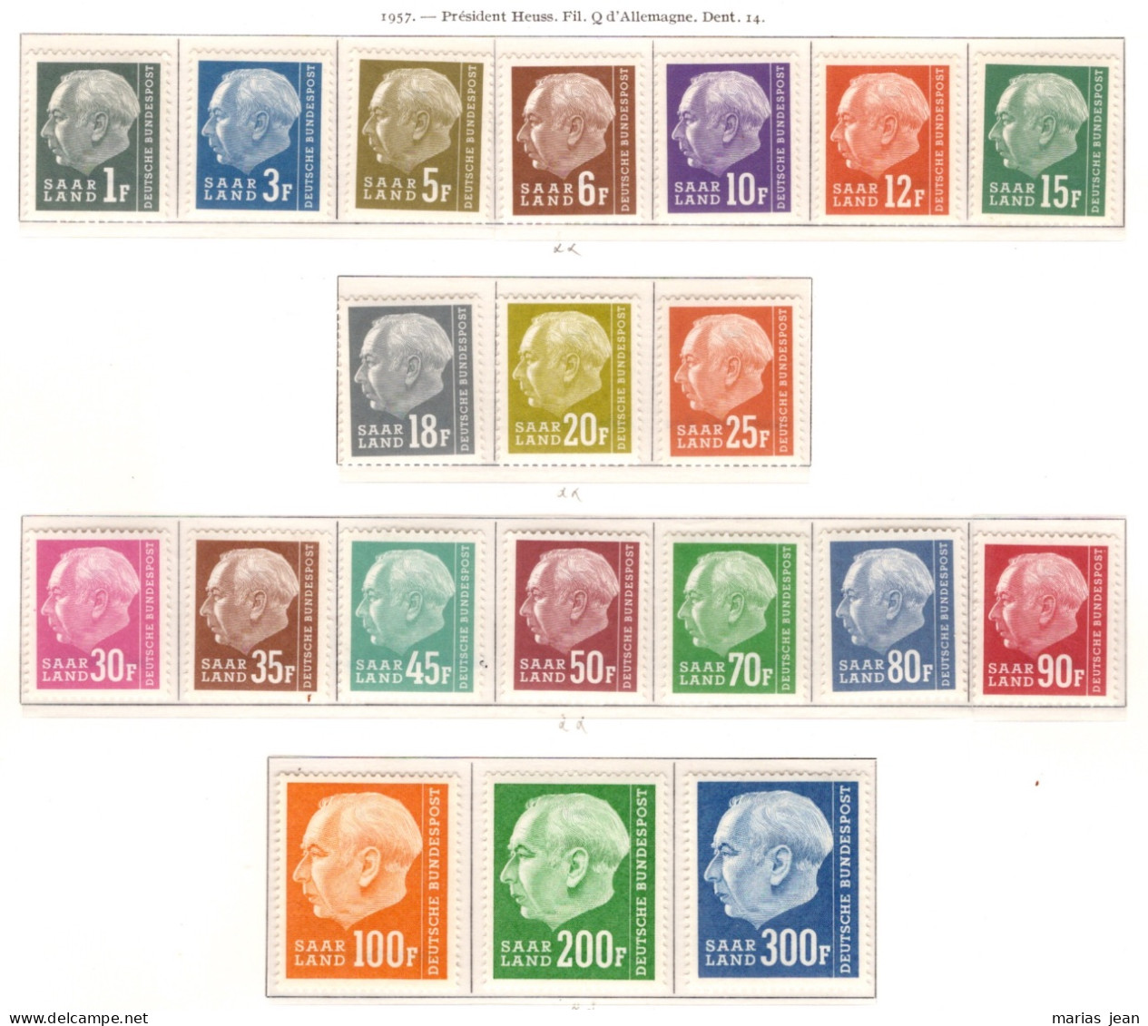 Ex Colonie Française  * Sarre *   Poste : 391/410  N** - Unused Stamps