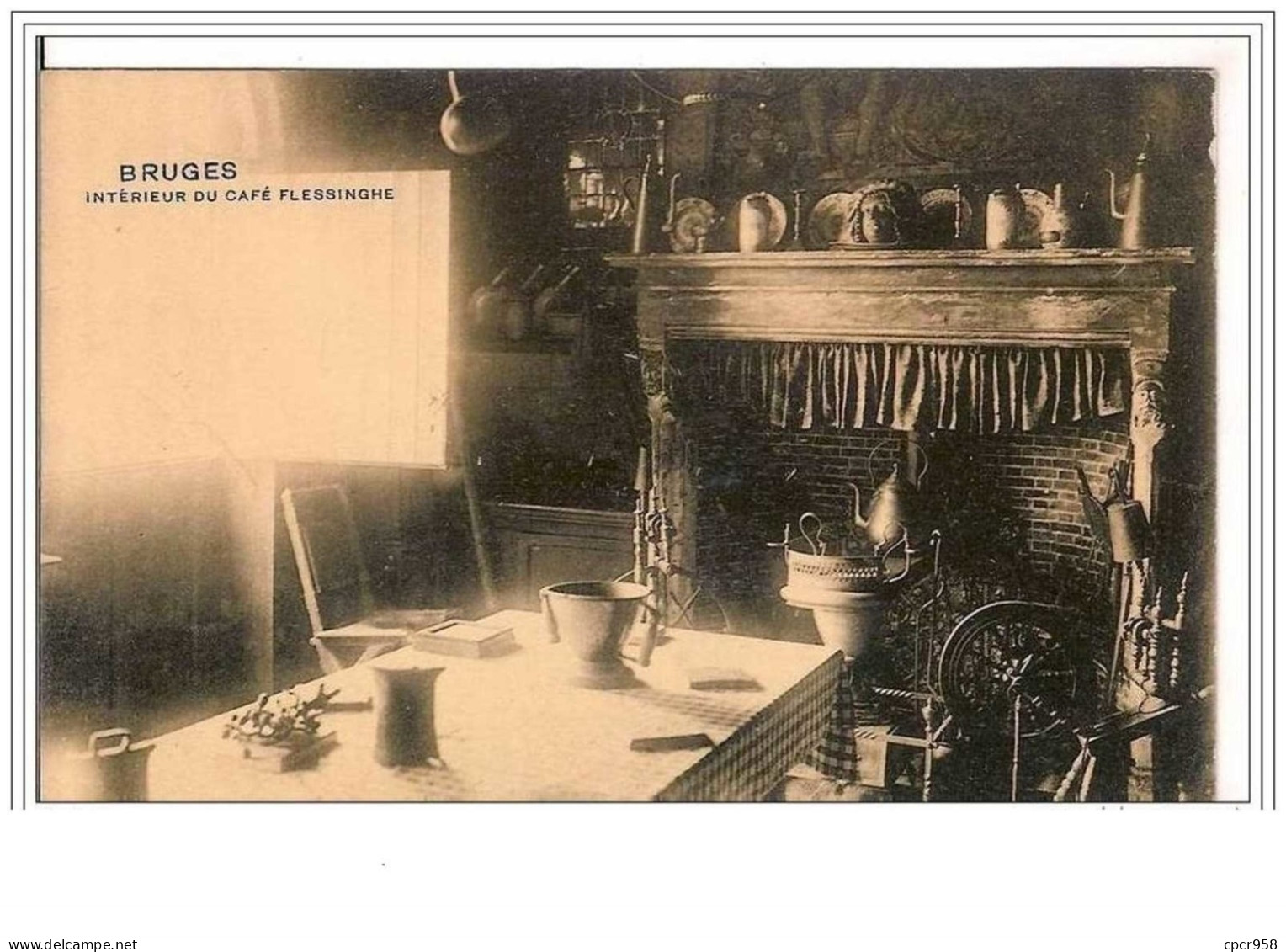 BELGIQUE.BRUGES.INTERIEUR  DU CAFE FLESSINGHE.(n°2) - Brugge