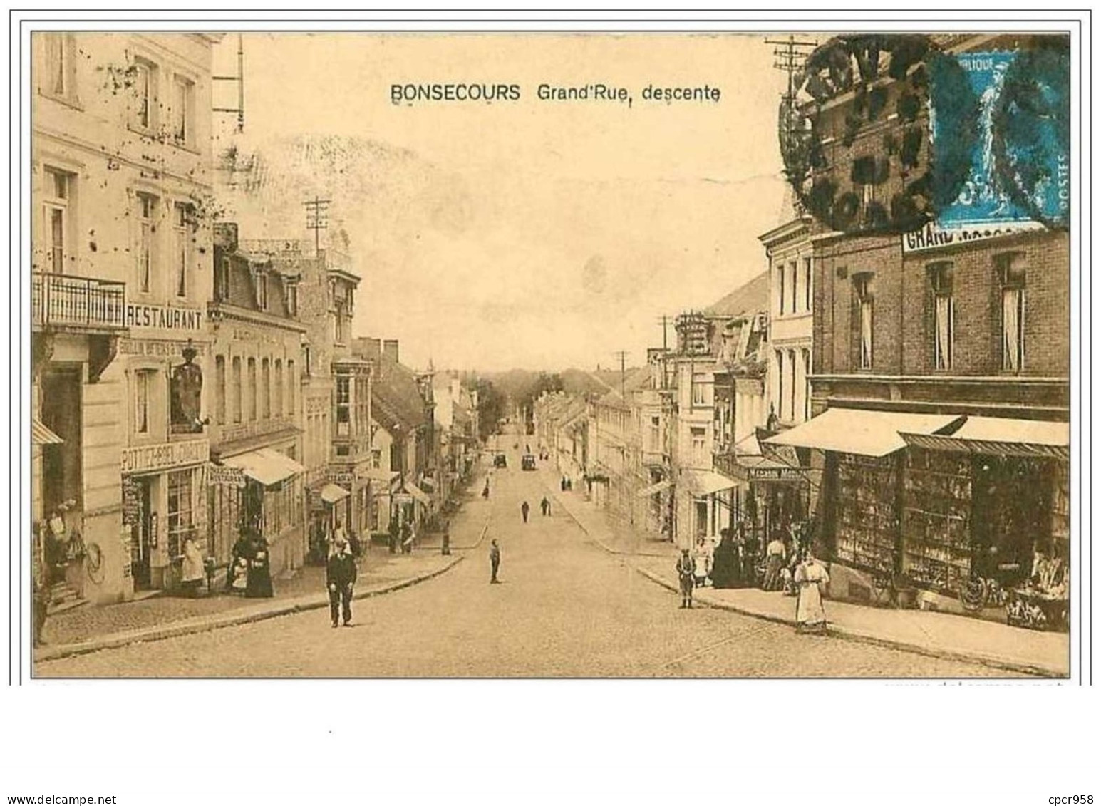 BELGIQUE.BONSECOURS.GRAND &amp;acute RUE, DESCENTE.PLIE - Other & Unclassified