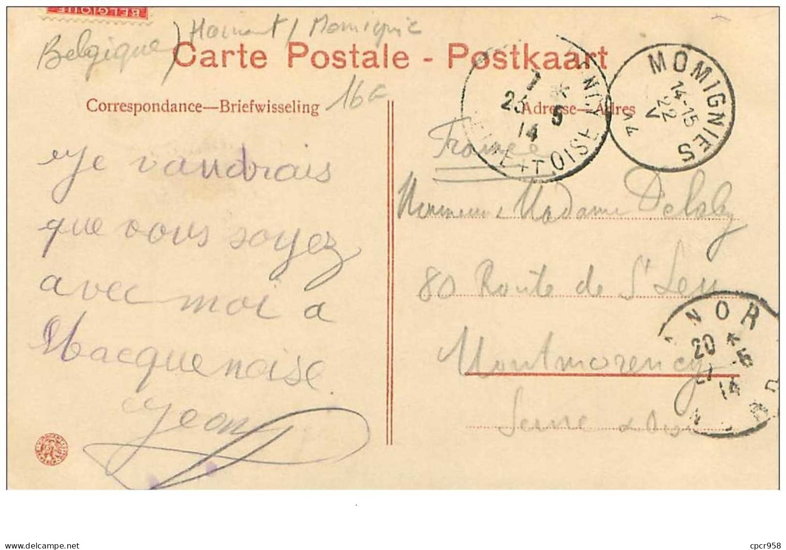 Belgique. N°35748.macquenoise.l Oise à Sa Source - Momignies