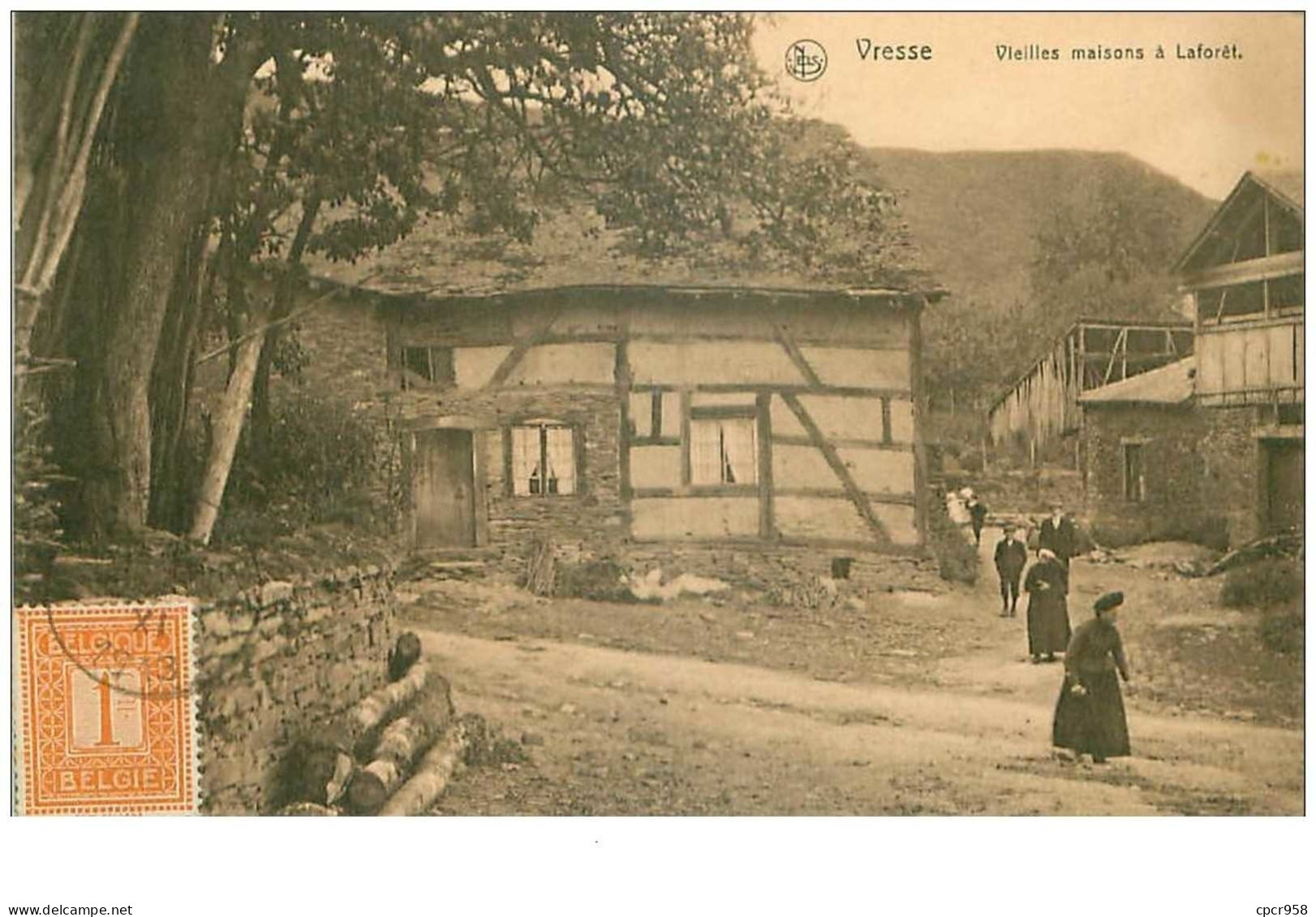 Belgique. N°35721.vresse.vieilles Maisons à Laforet - Vresse-sur-Semois