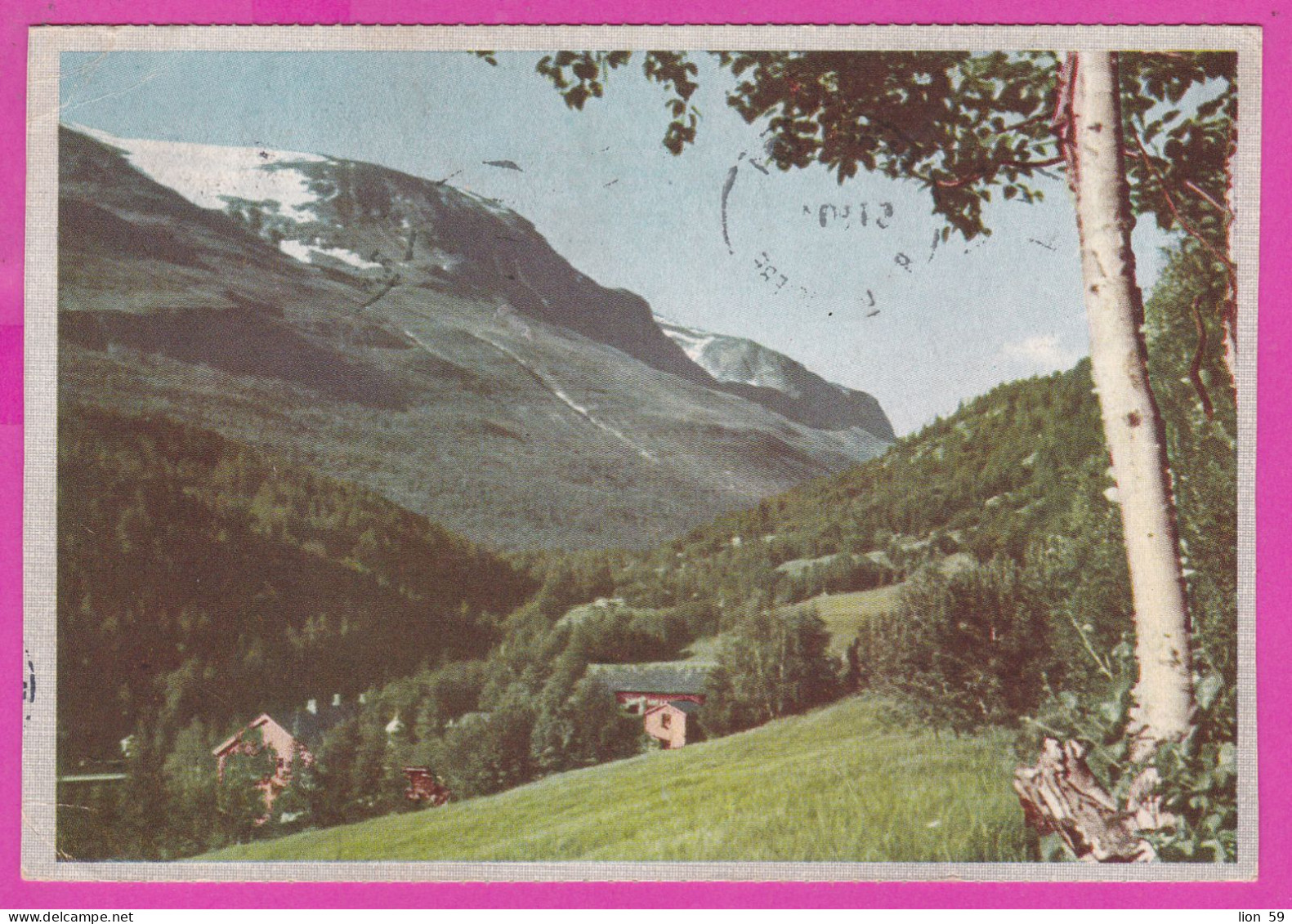 294249 / France - NORGE . BØVERDALEN VED ELVESETER PC 1950 USED ESPERANTO 15 Fr. Marianne De Gandon - Covers & Documents