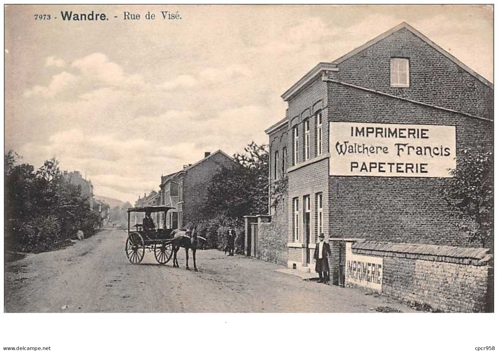 Belgique. N°47793 . Wandre.rue De Visé - Liege