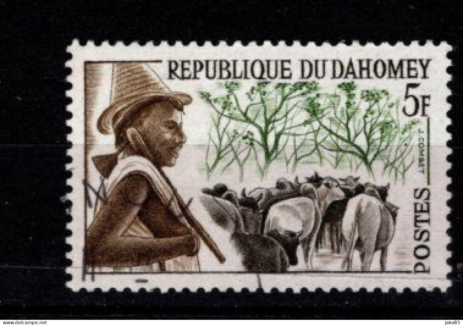 - DAHOMEY - 1963 - YT N° 181 - ** - Types Locaux - Bénin – Dahomey (1960-...)