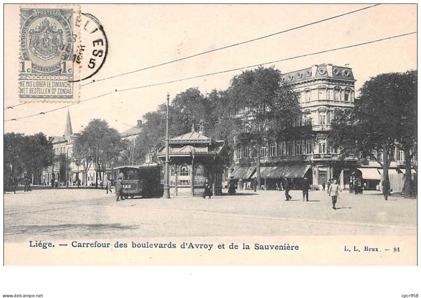 Belgique. N°45263 . Liege . Carrefour Des Boulevards D Avroy - Liege