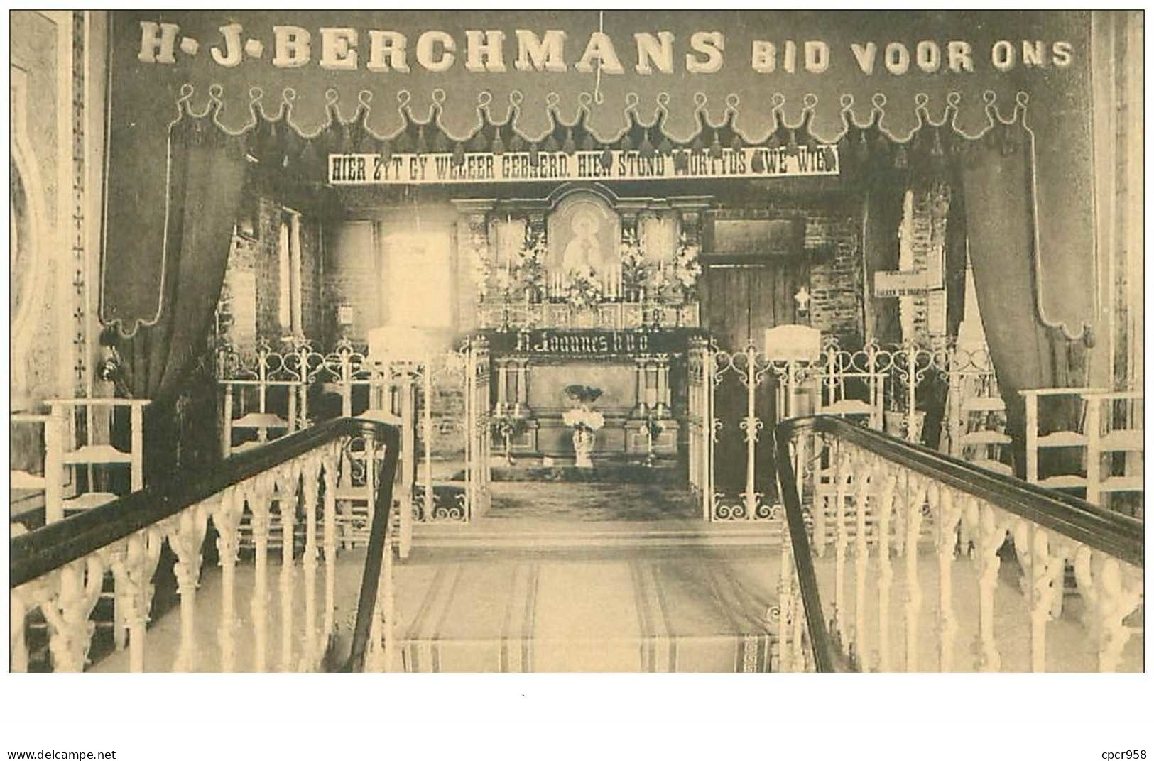 Belgique . N°37111 .h J Berchmans.diest.interieur De La Chapelle - Diest