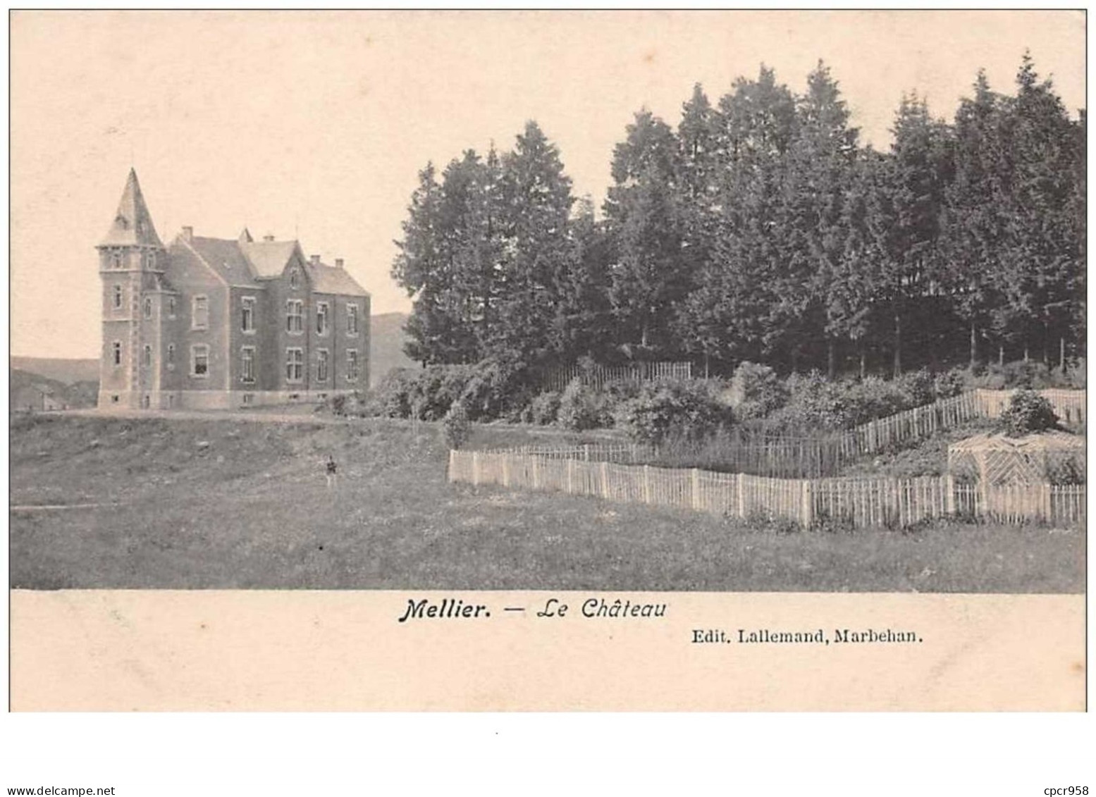 Belgique . N°50080 . Mellier . Le Chateau - Leglise