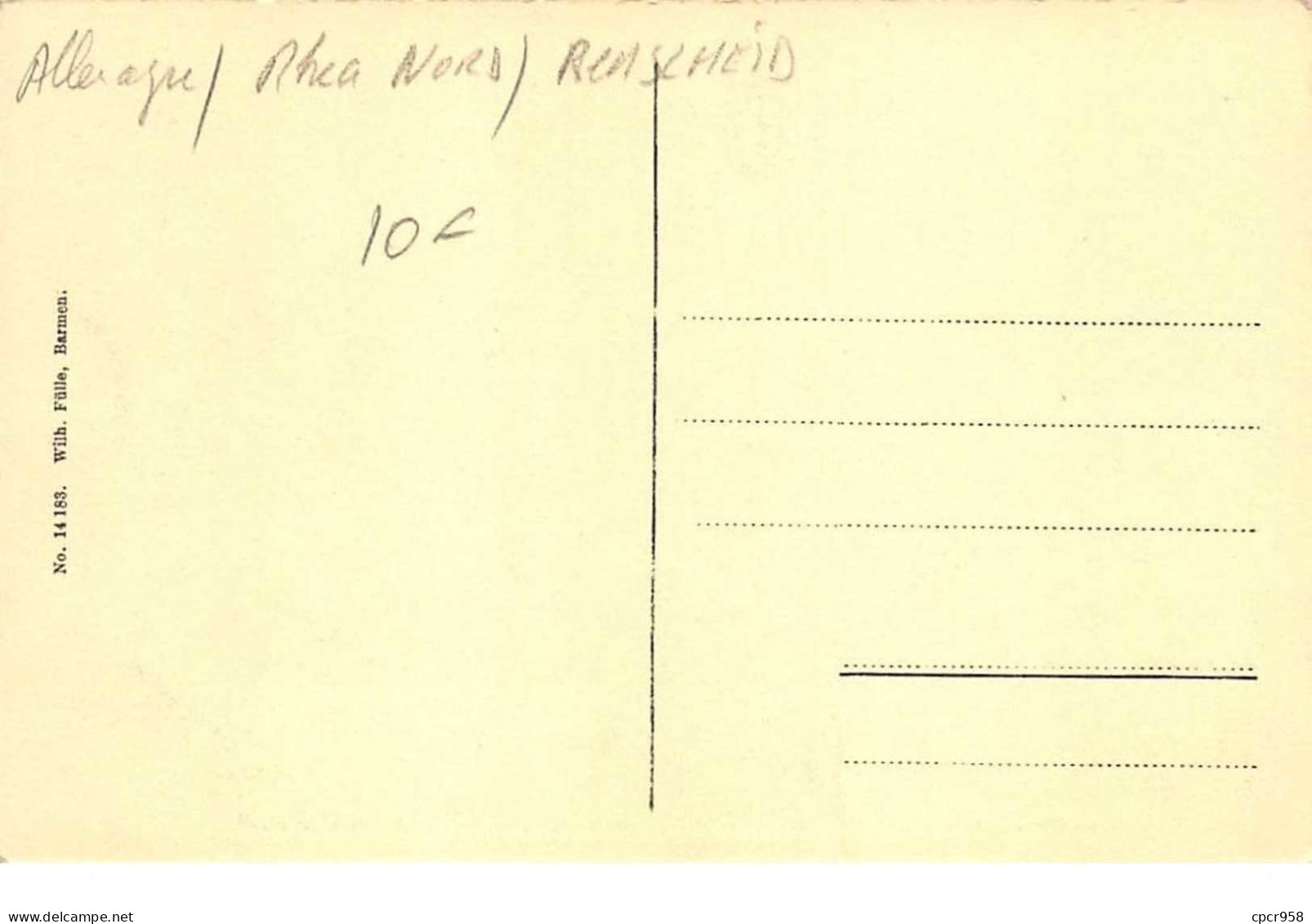 Allemagne - N°61111 - REMSCHEID - Altbergische Hïser - Remscheid