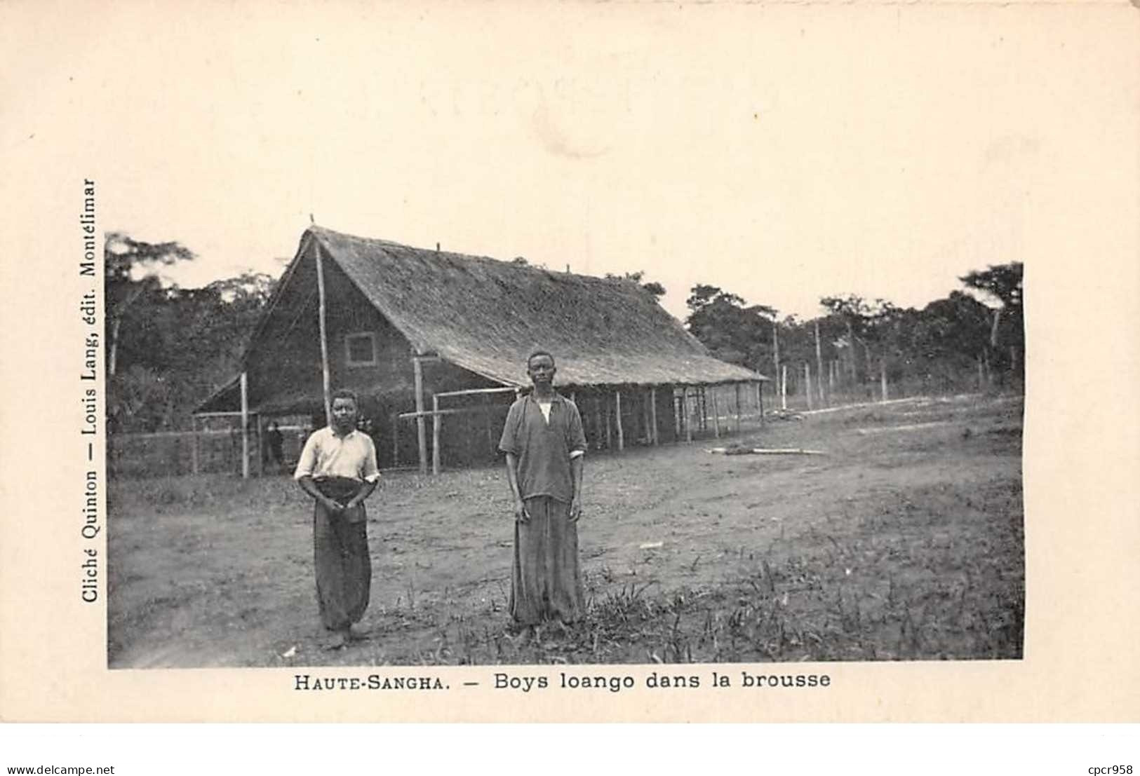 Congo Français - N°61558 - HAUTE-SANCHA - Boys Loango Dans La Brousse - French Congo