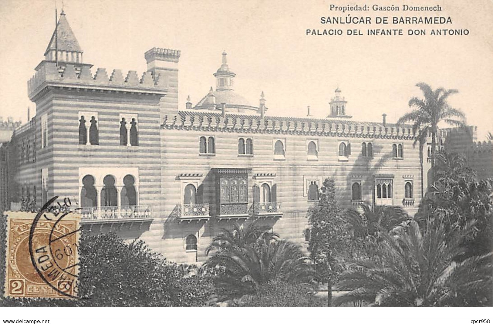 Espagne - N°67233 - CADIZ - Sanlucar De Barrameda - Palacio Del Infante Don Antonio - Cádiz