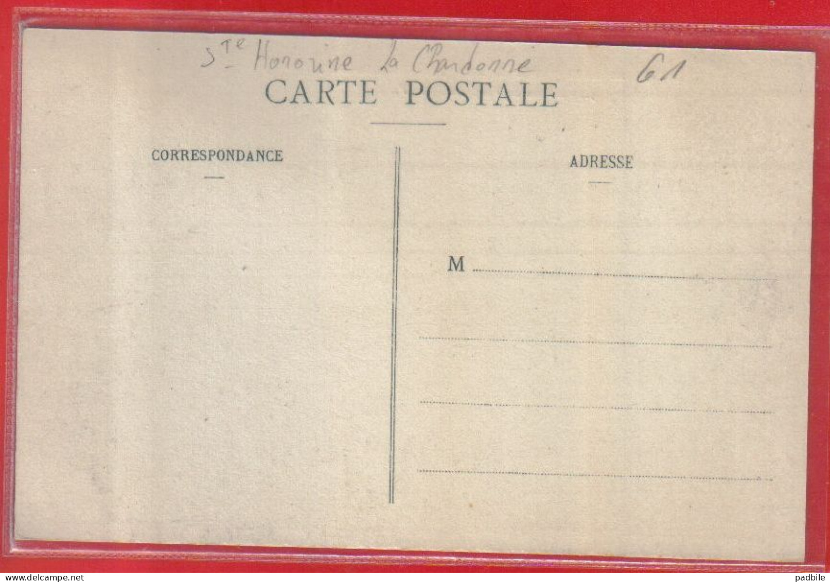 Carte Postale 61. Sainte Honorine La Chardonne Filature D'amiante Usine Du Plat-Fond  Très Beau Plan - Other & Unclassified