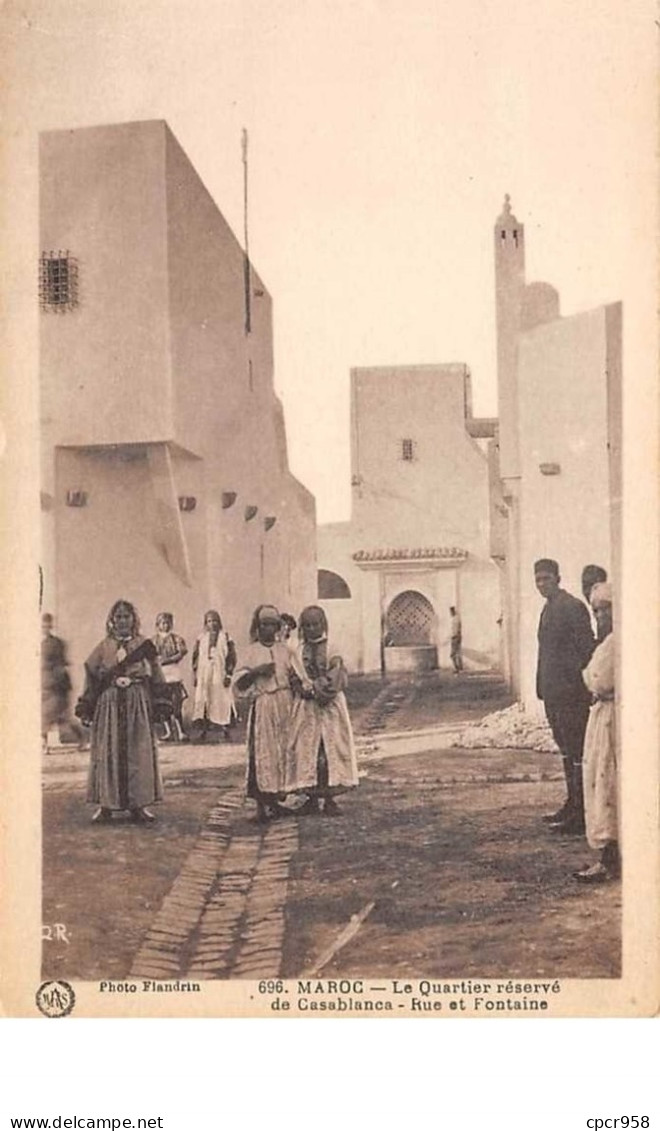 Maroc . N°51876 .beauté Casablanca.rue Et Fontaine - Casablanca