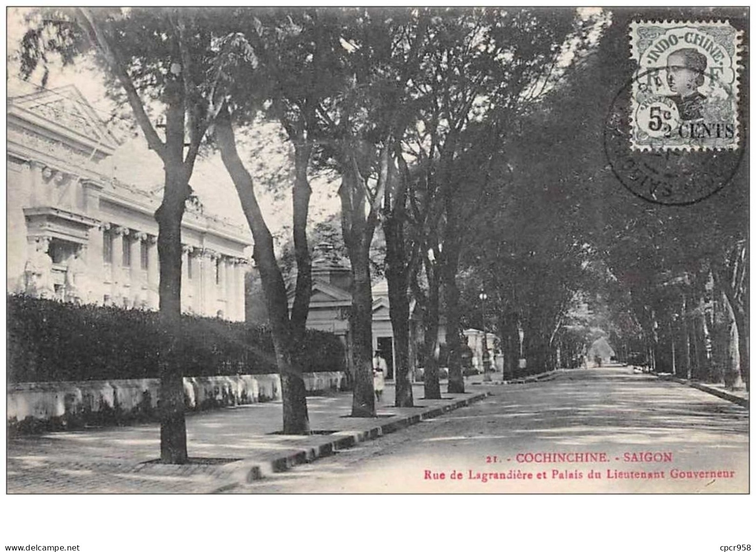 Viet-nam . N°47428 . Saigon . Rue De Lagrndiere . Belle Affranchissement - Vietnam