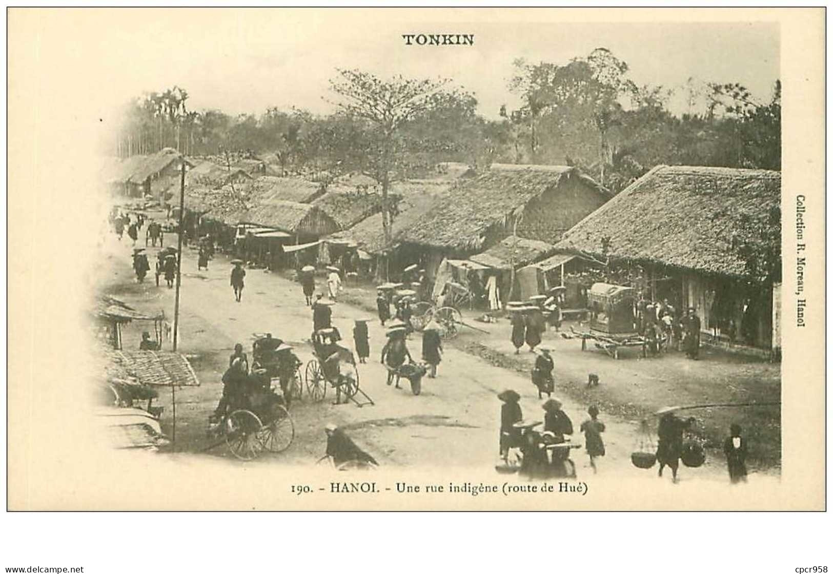 Viet Nam. N°35176.hanoi.une Rue Indigene.tonkin - Vietnam