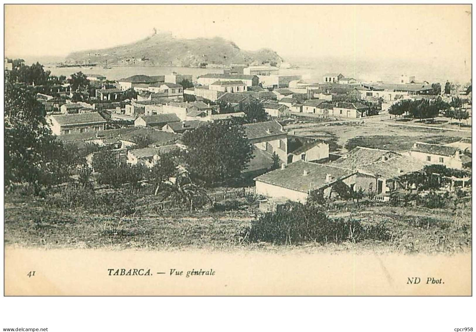 Tunisie. N°35014.tabarca.vue Generale - Tunesien