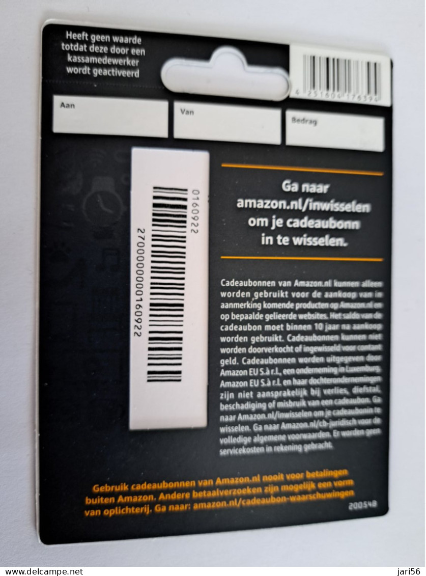 CADEAU   GIFT CARD  / AMAZON -CARD  / CARD ON BLISTER - /  CARD   / NOT LOADED MINT CARD ** 16684** - Gift Cards