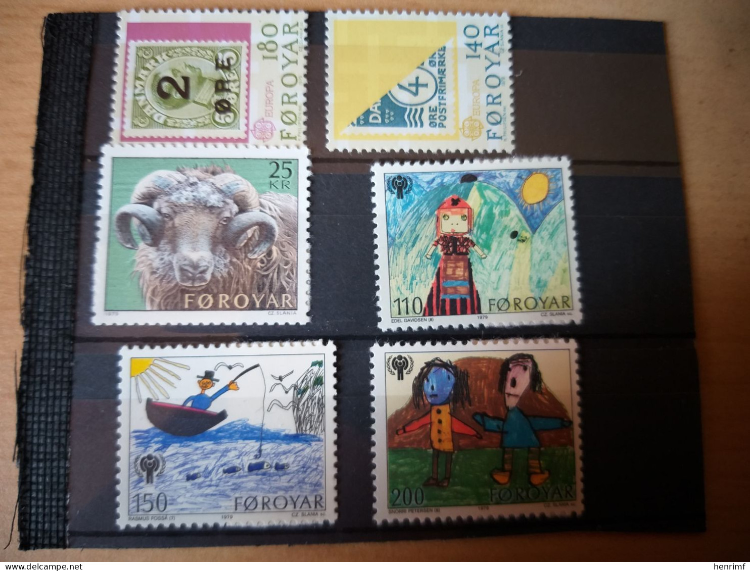 TIMBRES 1979  MNH ILES FEROE - Féroé (Iles)