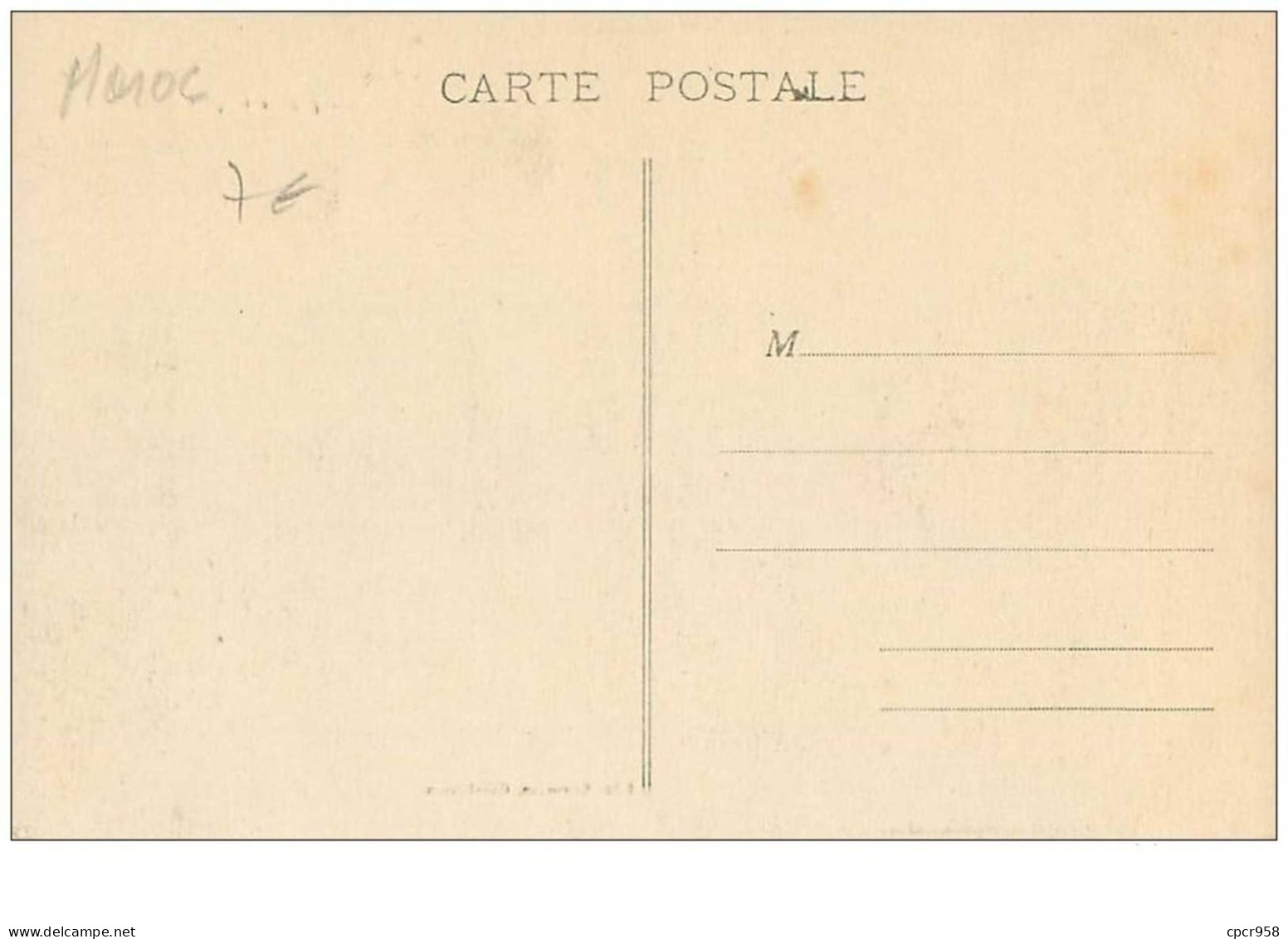 Maroc. N°37134.embarquement Du Courrier.bateau.militaire - Casablanca