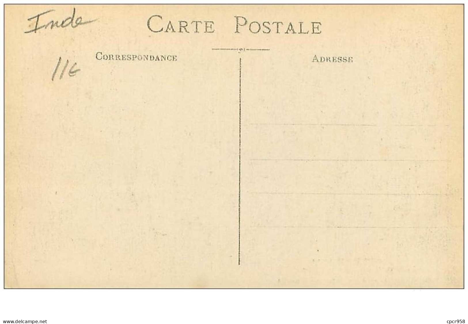 Inde. N°35145.hindous Au Cap Pinède - Inde