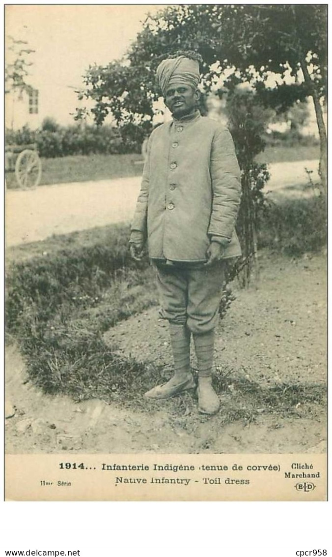 Inde . N°37189.infanterie.militaire - Indien