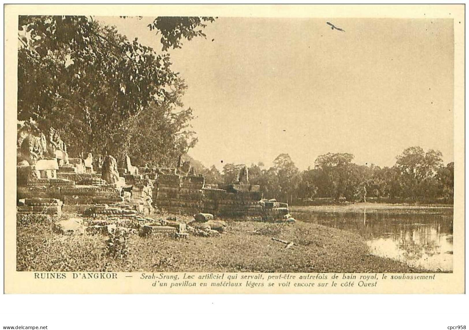 Cambodge. N°35557.srah-srang.lac Artificiel.les Ruines D Angkor. - Cambodia