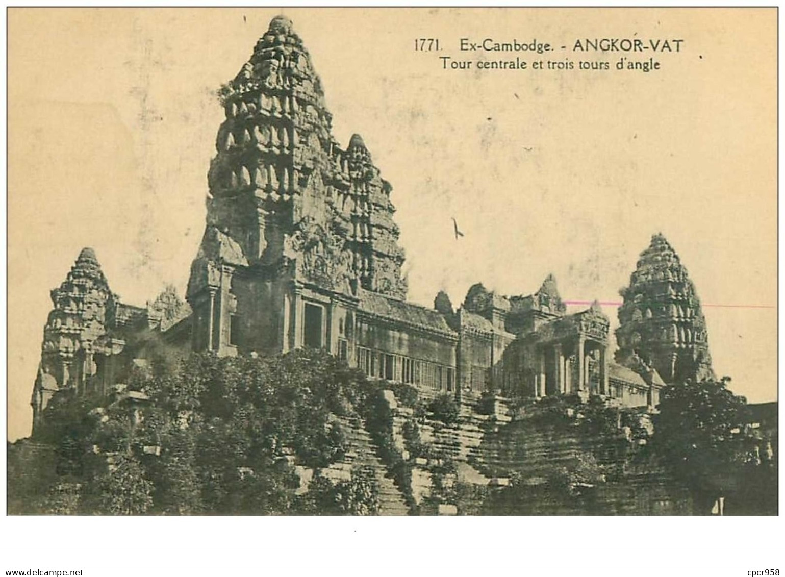 Cambodge. N°35513.tour Centrale.angkor-vat - Cambodia