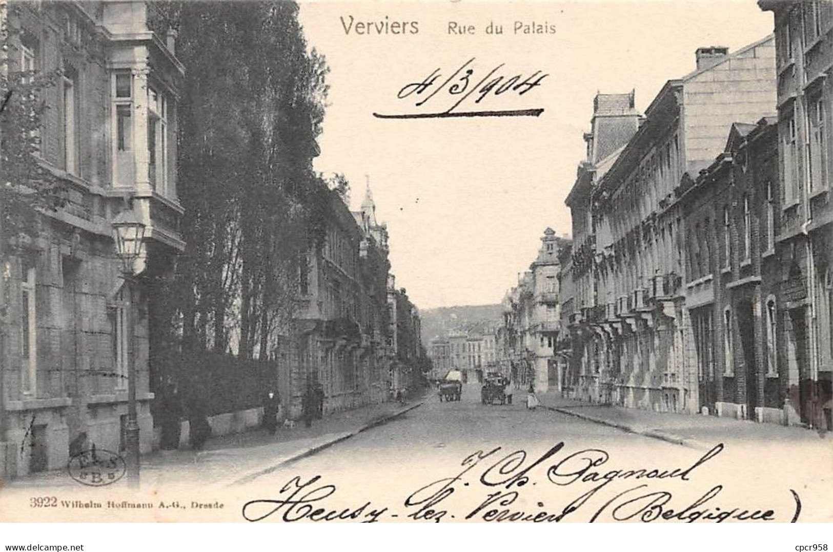 Belgique - N°71889 - VERVIERS - Rue Du Palais - Verviers