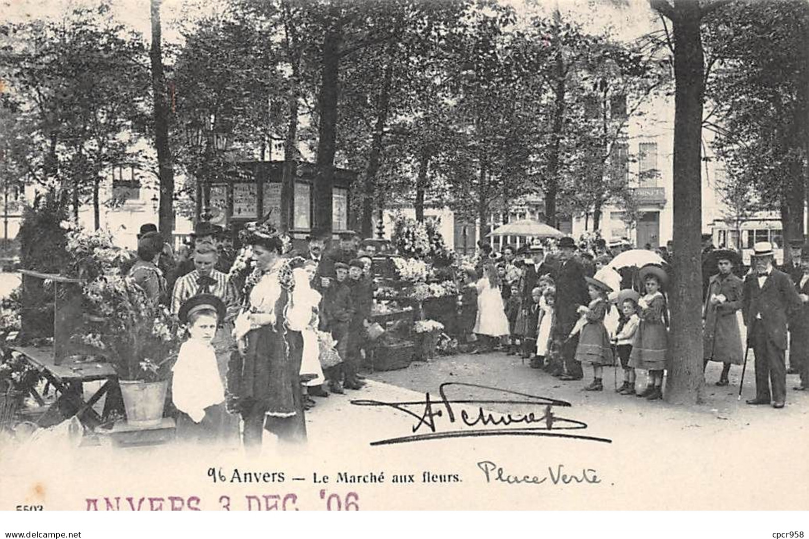 Belgique - N°71894 - ANVERS - Le Marché Aux Fleurs - Autres & Non Classés