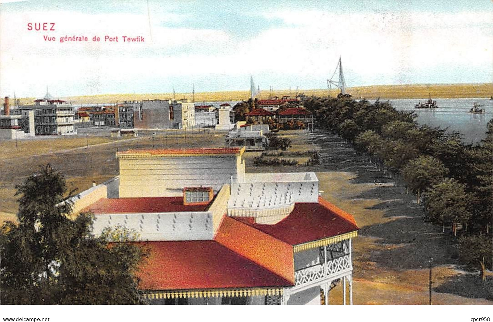 Egypte - N°71981 - SUEZ - Vue Générale De Port Tewfik - Suez